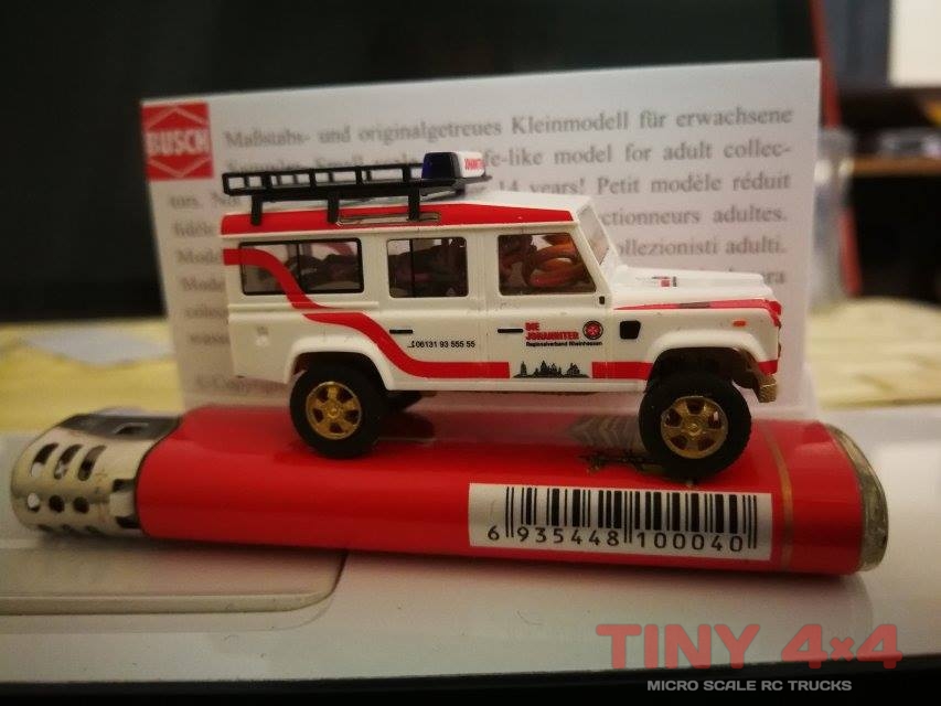 1/87 4WD Land Rover Defender - Tiny 4x4