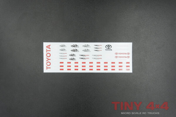 1/35 1/32 Decals for Orlandoo Hunter – Toyota Logo Decals