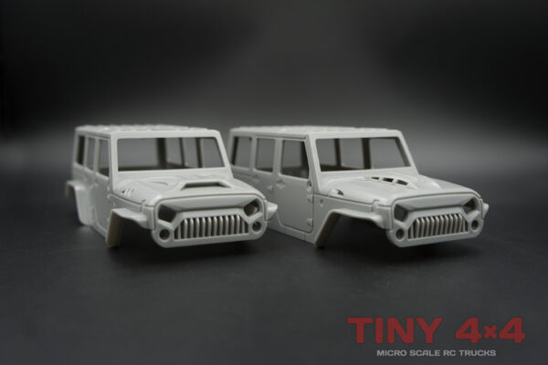 4-Door Jeep Wrangler Unlimited Body Sets for Orlandoo Hunter