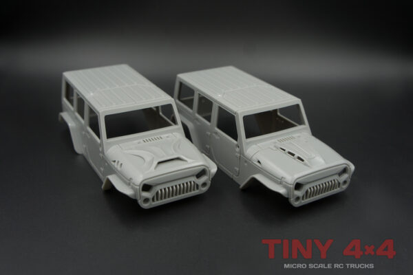 4-Door Jeep Wrangler Unlimited Body Sets for Orlandoo Hunter