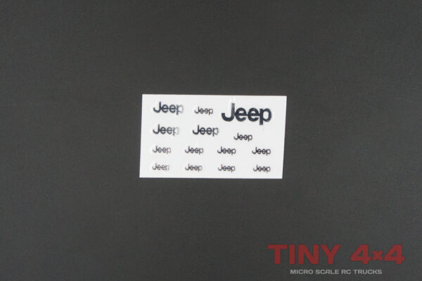 1/35 1/24 Jeep Logo Decals – Chrome