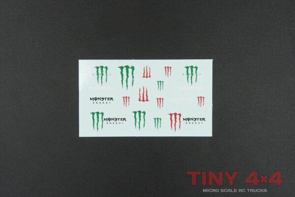 1/35 1/32 Monster Energy Decals