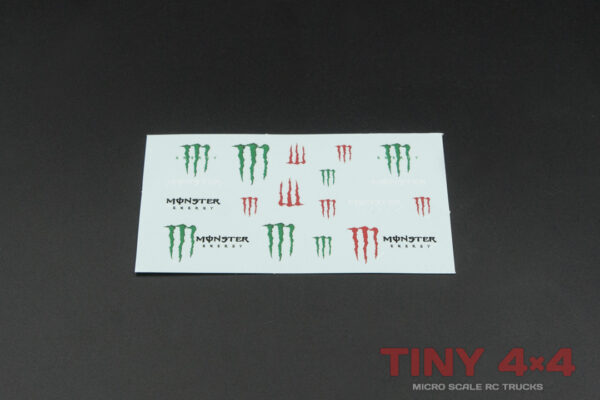 1/35 1/32 Monster Energy Decals