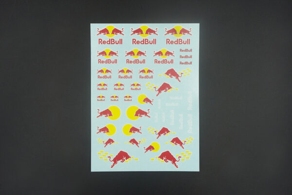 Red Bull Decals for 1/35 or 1/32 Micro RC’s